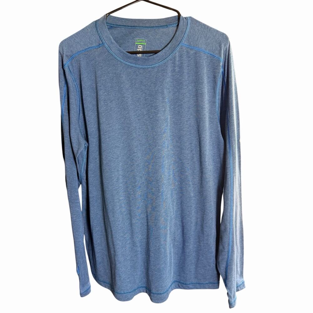 Stio Men's L/S Shirt Blue Sz Medium Hiking Outdoors Casual Athleisure Athletic